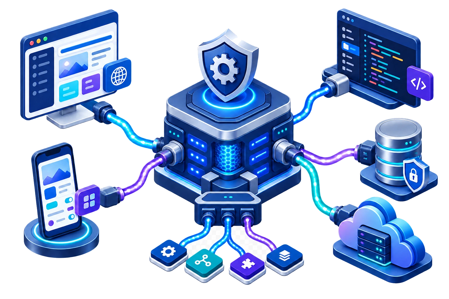 03 · Desarrollo de APIs: Construye conexiones seguras para ampliar tu ecosistema digital.