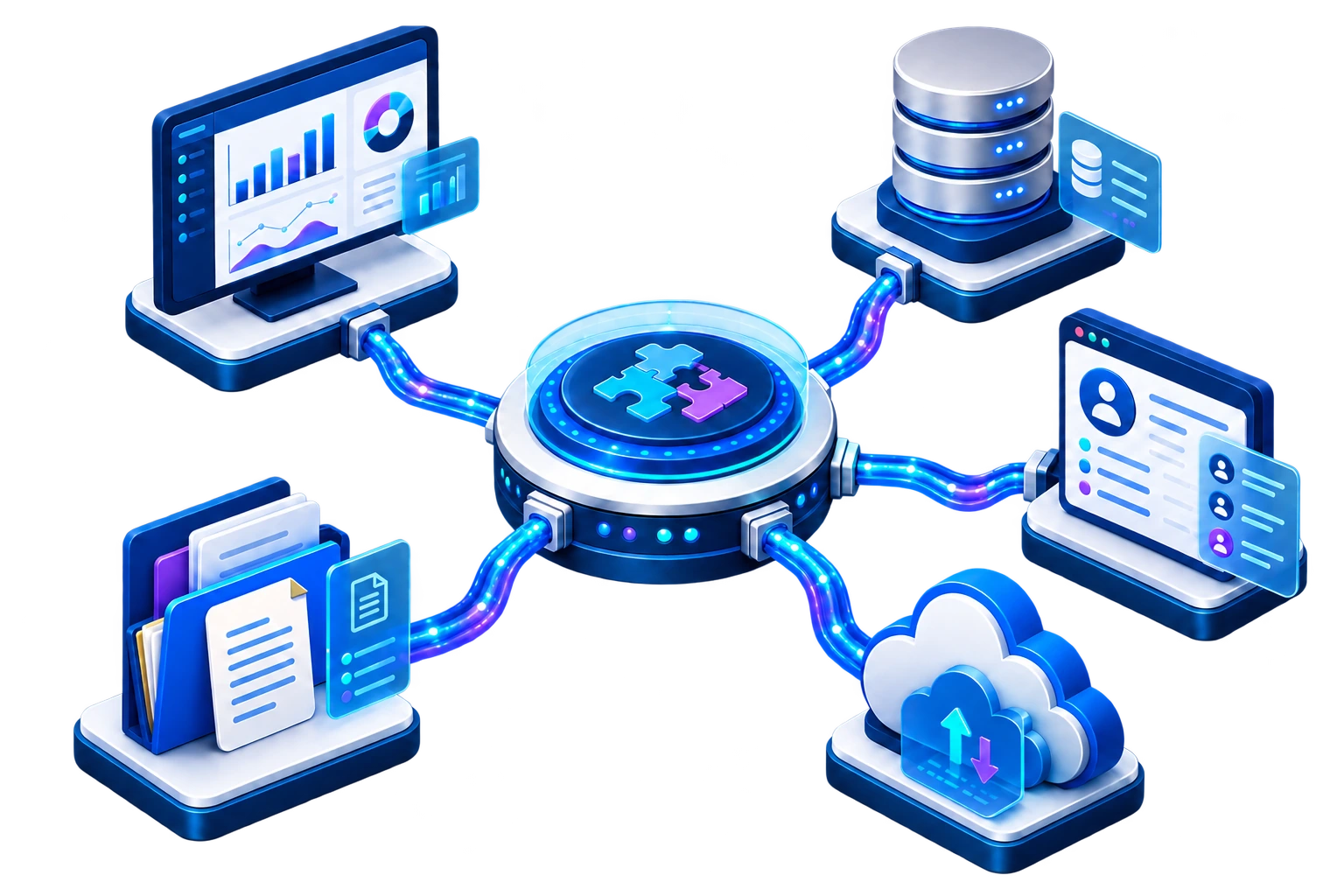 02 · Integración de sistemas: Haz que tus plataformas compartan información sin dobles capturas.