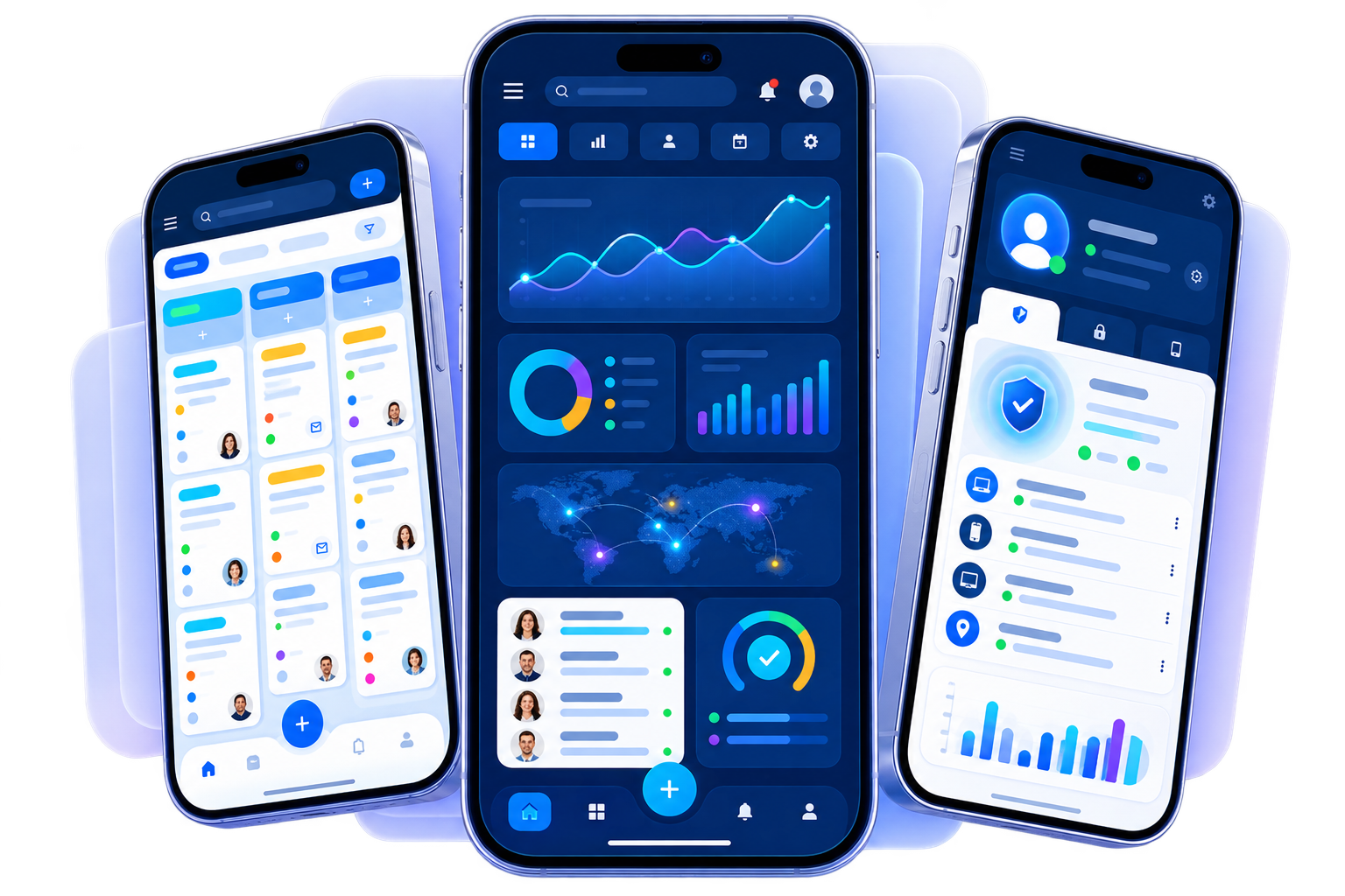03 · Mobile apps: Put key business functions within your team’s reach.